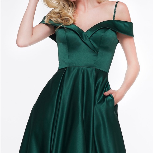 Forest Green Prom Dress - Picture 8 of 8